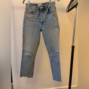 Agolde Light Blue Cropped Women's Jeans